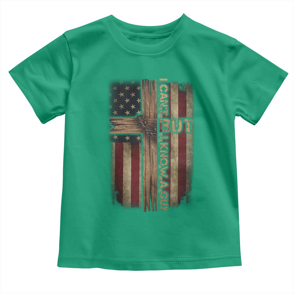 I Cant But I Know A Guy Toddler T Shirt Funny Christian Jesus Cross TS11 Irish Green Print Your Wear