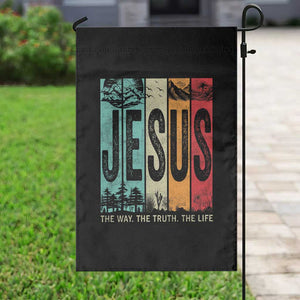 Jesus The Way The Truth The Life Garden Flag Christian Worship TS11 Print Your Wear