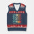 Jesus The Way The Truth The Life V-Neck Knit Sweater Vest Christian Worship TS11 Navy Red Print Your Wear