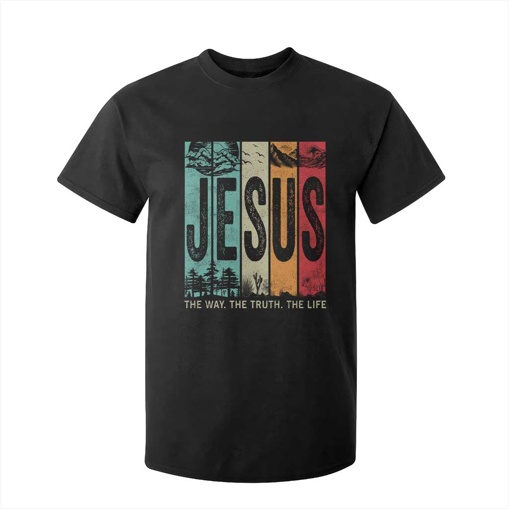 Jesus The Way The Truth The Life T Shirt For Kid Christian Worship TS11 Black Print Your Wear