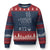 2 Fishes 5 Breads Jesus Feeds The 5000 Christian Bible Verses Ugly Christmas Sweater TS11 Navy Red Print Your Wear