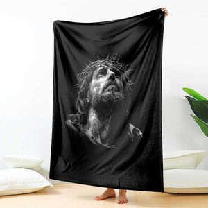 Jesus Christ Religious Christian Faith Crown Of Thorns Throw Blanket TS11 Print Your Wear