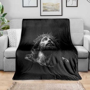 Jesus Christ Religious Christian Faith Crown Of Thorns Throw Blanket TS11 Print Your Wear