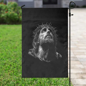 Jesus Christ Religious Christian Faith Crown Of Thorns Garden Flag TS11 Print Your Wear