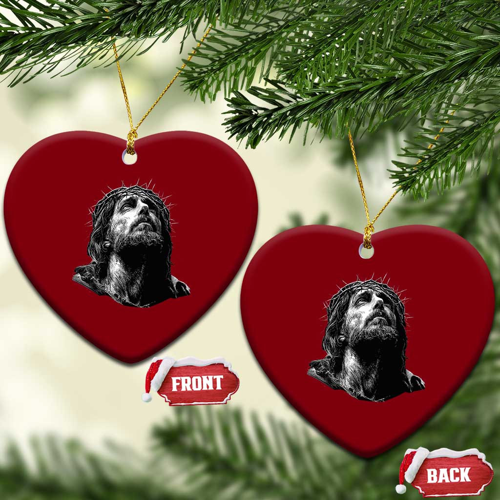 Jesus Christ Religious Christian Faith Crown Of Thorns Ceramic Ornament TS11 Print Your Wear