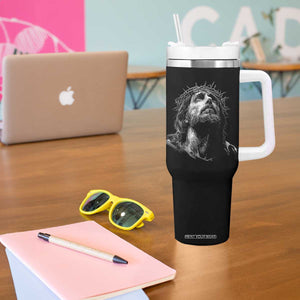 Jesus Christ Religious Christian Faith Crown Of Thorns Tumbler With Handle TS11 Print Your Wear