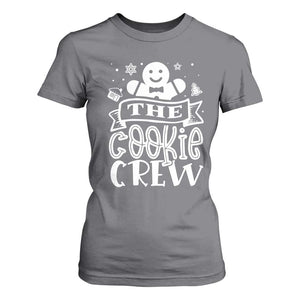 Funny The Cookie Crew T Shirt For Women Christmas Baking Team Gingerbread TS11 Charcoal Print Your Wear