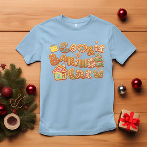 Funny Christmas Baking T Shirt Cookie Baking Crew Family Matching TS11 Light Blue Print Your Wear