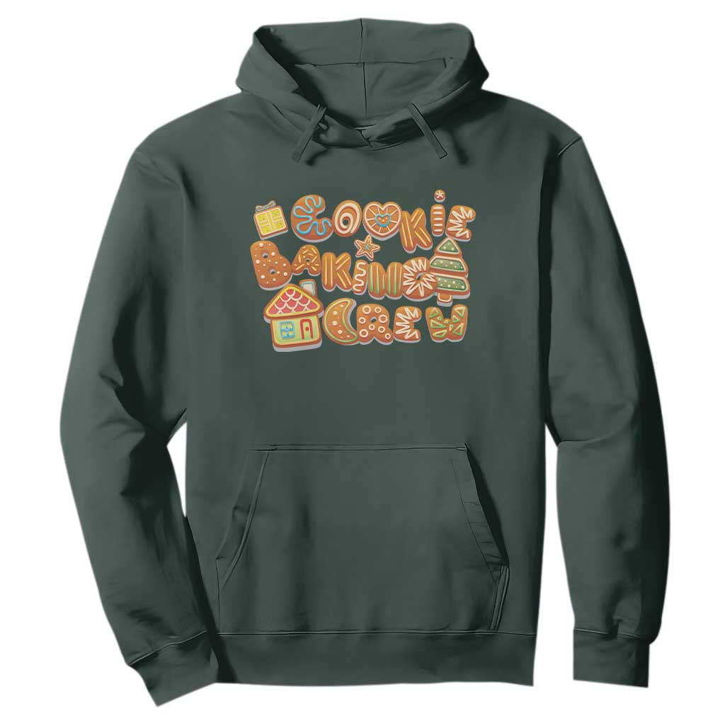 Funny Christmas Baking Hoodie Cookie Baking Crew Family Matching TS11 Dark Forest Green Print Your Wear