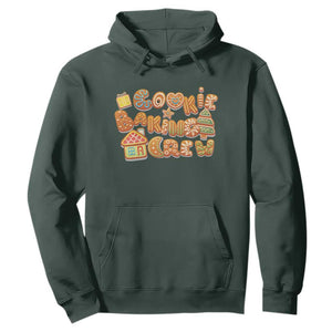 Funny Christmas Baking Hoodie Cookie Baking Crew Family Matching TS11 Dark Forest Green Print Your Wear