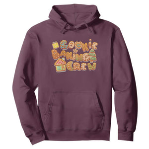 Funny Christmas Baking Hoodie Cookie Baking Crew Family Matching TS11 Maroon Print Your Wear