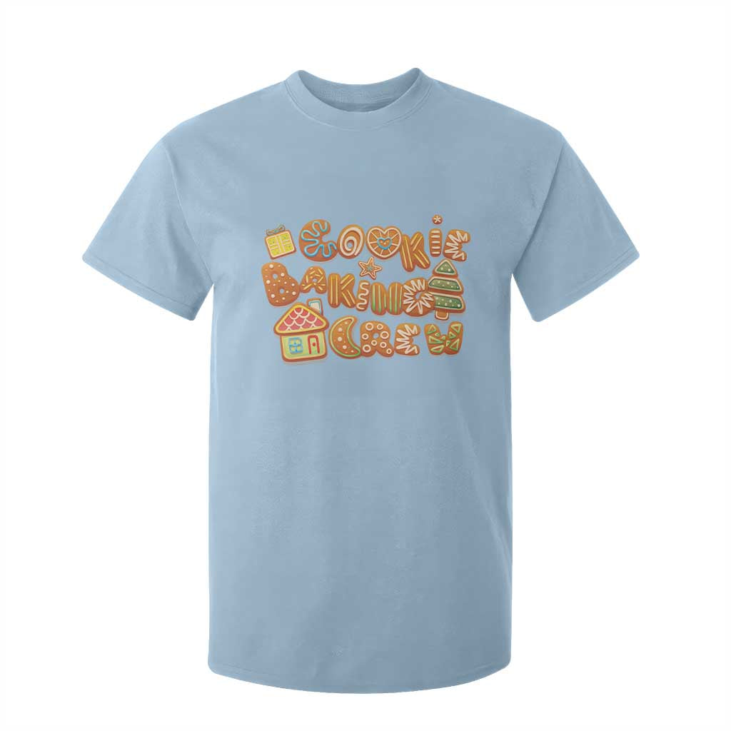 Funny Christmas Baking T Shirt For Kid Cookie Baking Crew Family Matching TS11 Light Blue Print Your Wear