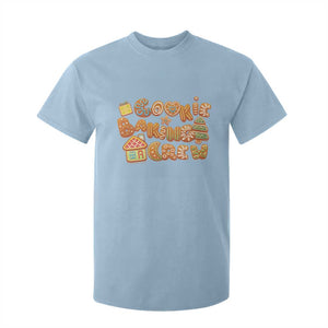 Funny Christmas Baking T Shirt For Kid Cookie Baking Crew Family Matching TS11 Light Blue Print Your Wear