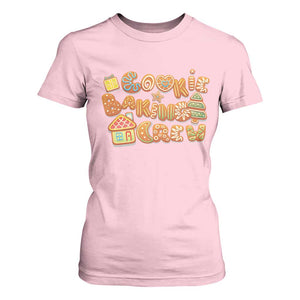 Funny Christmas Baking T Shirt For Women Cookie Baking Crew Family Matching TS11 Light Pink Print Your Wear