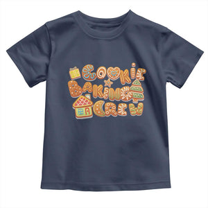 Funny Christmas Baking Toddler T Shirt Cookie Baking Crew Family Matching TS11 Navy Print Your Wear