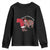 Funny Moo Deng Christmas Youth Sweatshirt Become Ungovernable Reindeer Xmas Santa TS11 Black Print Your Wear