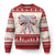 Funny Toile Folk Art Scandinavian Coquette Bow Xmas Ugly Christmas Sweater TS11 Red Print Your Wear