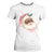 Christmas Coquette Pink Black Santa Bow T Shirt For Women TS11 White Print Your Wear