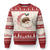 Christmas Coquette Pink Black Santa Bow Ugly Christmas Sweater TS11 Red Print Your Wear