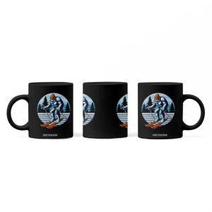 Funny Skiing Bigfoot Ski Winter Sport Yeti Snowboarder Skier Coffee Mug TS11 Print Your Wear
