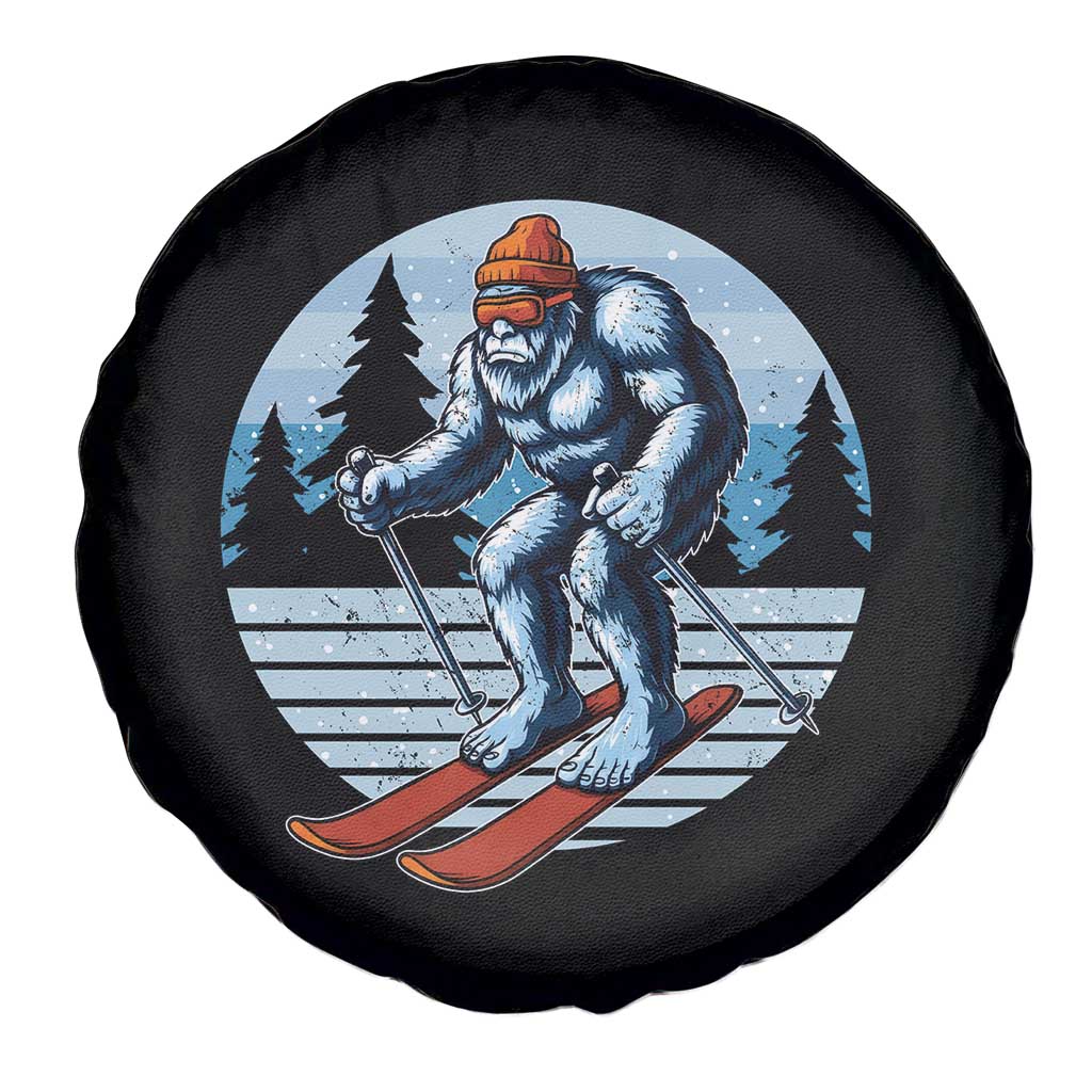 Funny Skiing Bigfoot Ski Winter Sport Yeti Snowboarder Skier Spare Tire Cover TS11 Print Your Wear