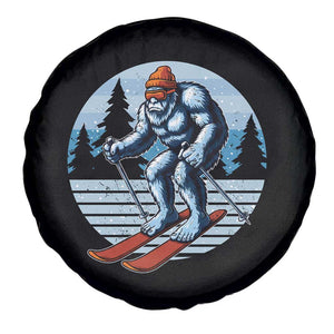 Funny Skiing Bigfoot Ski Winter Sport Yeti Snowboarder Skier Spare Tire Cover TS11 Print Your Wear