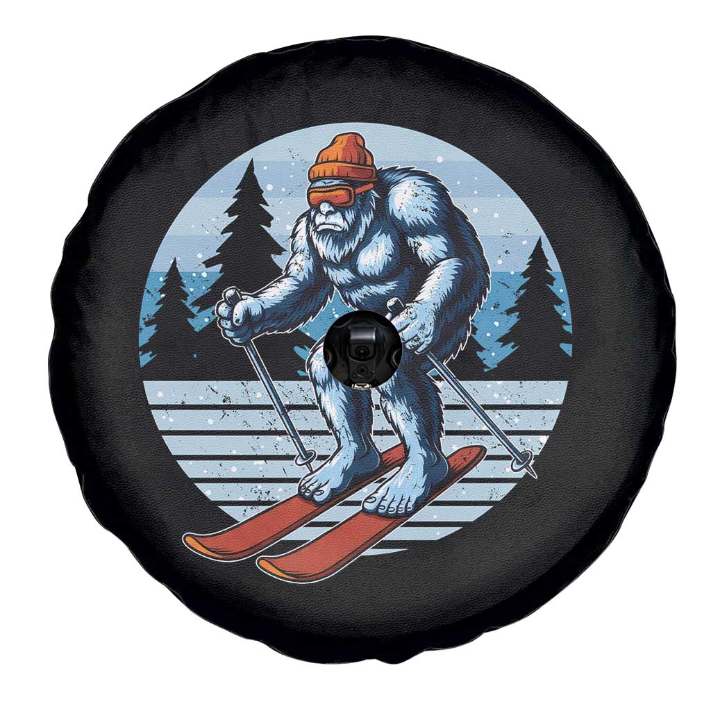 Funny Skiing Bigfoot Ski Winter Sport Yeti Snowboarder Skier Spare Tire Cover TS11 Print Your Wear