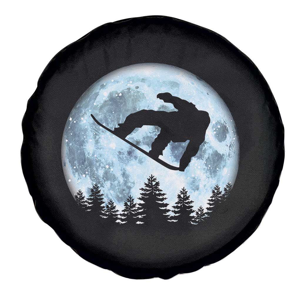 Snowboard Moon Snowboarding Winter Sports Spare Tire Cover TS11 Print Your Wear