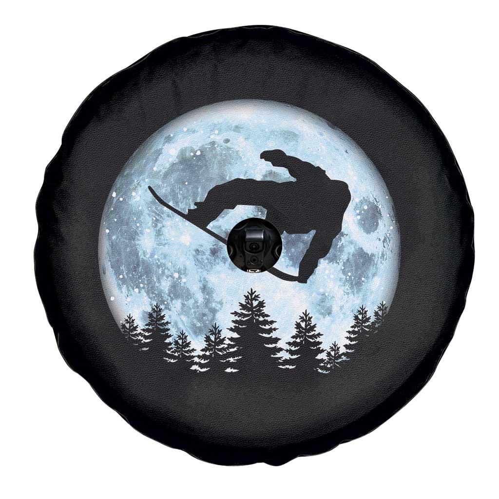 Snowboard Moon Snowboarding Winter Sports Spare Tire Cover TS11 Print Your Wear