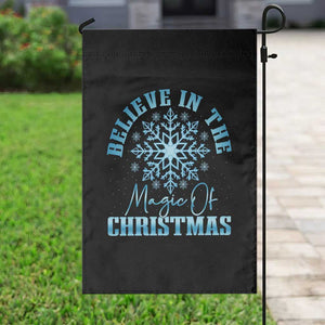 Believe In The Magic Of Christmas Garden Flag Xmas Snowflake TS11 Print Your Wear