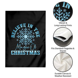 Believe In The Magic Of Christmas Garden Flag Xmas Snowflake TS11 Print Your Wear