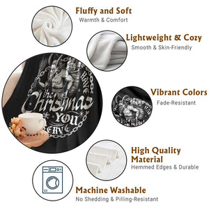 Nordic Christmas Krampus Throw Blanket Have The Christmas You Deserve Horror Xmas TS11 Print Your Wear