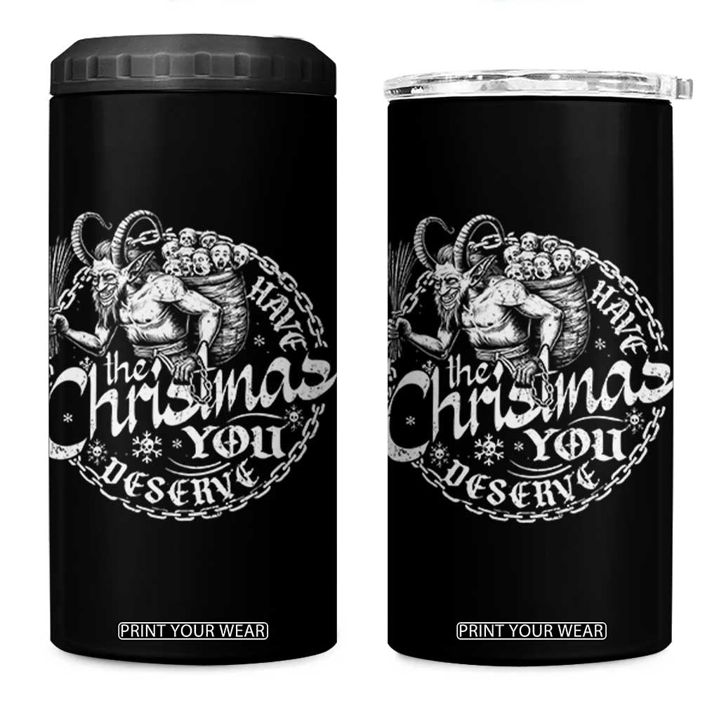 Nordic Christmas Krampus 4 in 1 Can Cooler Tumbler Have The Christmas You Deserve Horror Xmas TS11 One Size: 16 oz Black Print Your Wear
