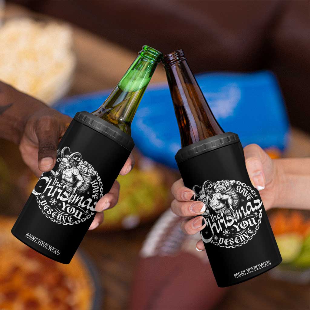 Nordic Christmas Krampus 4 in 1 Can Cooler Tumbler Have The Christmas You Deserve Horror Xmas TS11 Print Your Wear