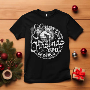 Nordic Christmas Krampus T Shirt Have The Christmas You Deserve Horror Xmas TS11 Black Print Your Wear