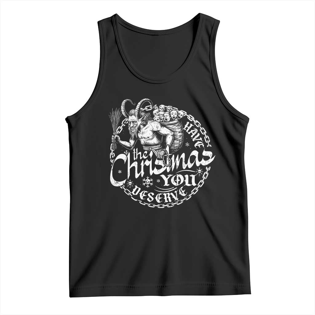 Nordic Christmas Krampus Tank Top Have The Christmas You Deserve Horror Xmas TS11 Black Print Your Wear