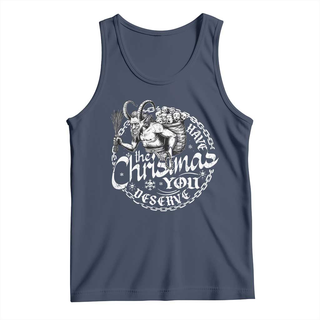 Nordic Christmas Krampus Tank Top Have The Christmas You Deserve Horror Xmas TS11 Navy Print Your Wear