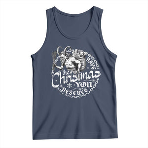 Nordic Christmas Krampus Tank Top Have The Christmas You Deserve Horror Xmas TS11 Navy Print Your Wear