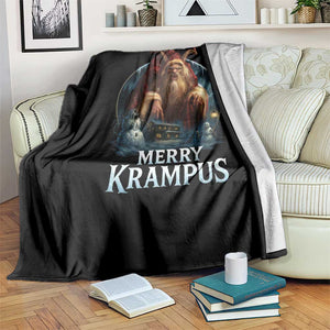 Christmas Krampus Throw Blanket Merry Krampus Pagan Yule Nordic Xmas TS11 Print Your Wear