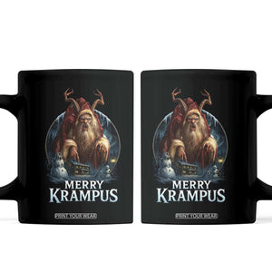 Christmas Krampus Coffee Mug Merry Krampus Pagan Yule Nordic Xmas TS11 Black Print Your Wear