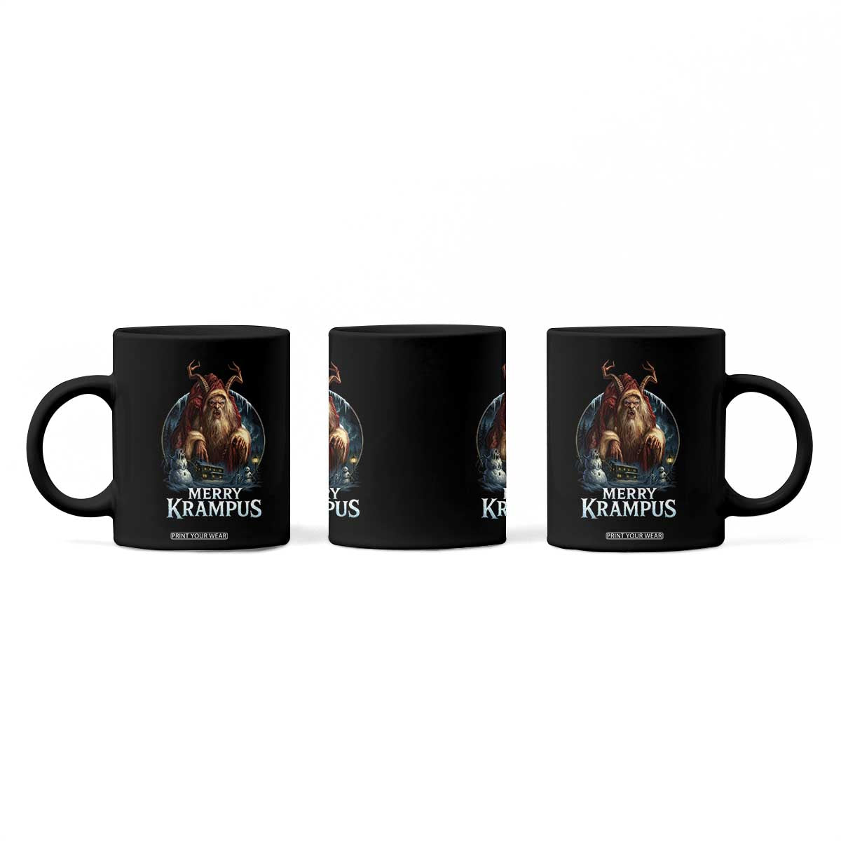 Christmas Krampus Coffee Mug Merry Krampus Pagan Yule Nordic Xmas TS11 Print Your Wear