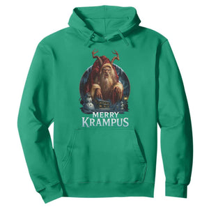 Christmas Krampus Hoodie Merry Krampus Pagan Yule Nordic Xmas TS11 Irish Green Print Your Wear