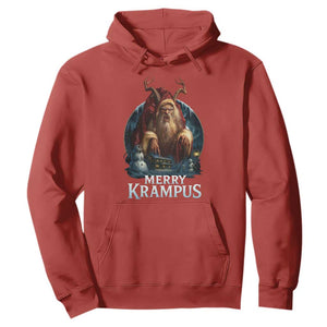 Christmas Krampus Hoodie Merry Krampus Pagan Yule Nordic Xmas TS11 Red Print Your Wear
