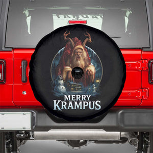 Christmas Krampus Spare Tire Cover Merry Krampus Pagan Yule Nordic Xmas TS11 Black Print Your Wear