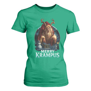 Christmas Krampus T Shirt For Women Merry Krampus Pagan Yule Nordic Xmas TS11 Irish Green Print Your Wear
