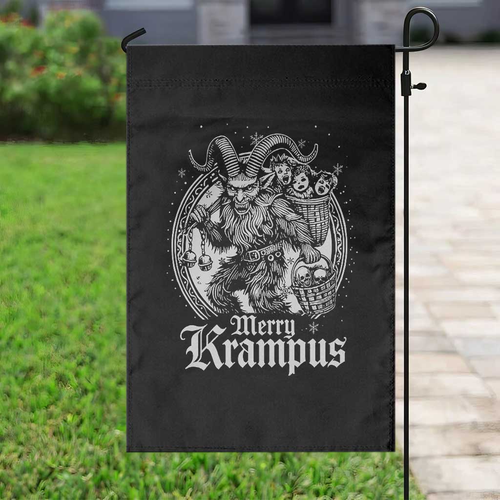 Christmas Krampus Garden Flag Merry Krampus Norse Pagan Yule Horror Xmas TS11 Print Your Wear
