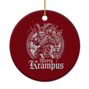 Christmas Krampus Ceramic Ornament Merry Krampus Norse Pagan Yule Horror Xmas TS11 1pc Red Print Your Wear