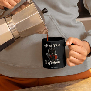 Christmas Krampus Cat Coffee Mug Gruss Vom Krampus Pagan Yule Xmas TS11 Print Your Wear