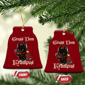 Christmas Krampus Cat Ceramic Ornament Gruss Vom Krampus Pagan Yule Xmas TS11 Print Your Wear