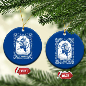 Christmas Krampus Ceramic Ornament Pagan Yule Nordic Xmas Krampus Evil Tarot Card TS11 1pc Blue Print Your Wear